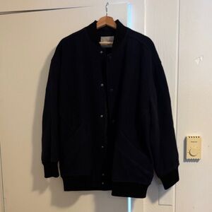 Women’s navy blue bomber jacket - Everlane
